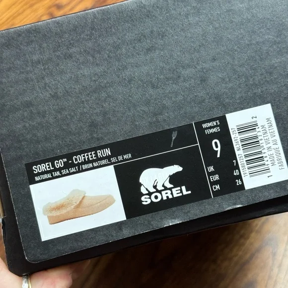 Sorel Go™ Coffee Run Faux Fur Slippers – Natural Tan / Sea Salt - Picture 2 of 9